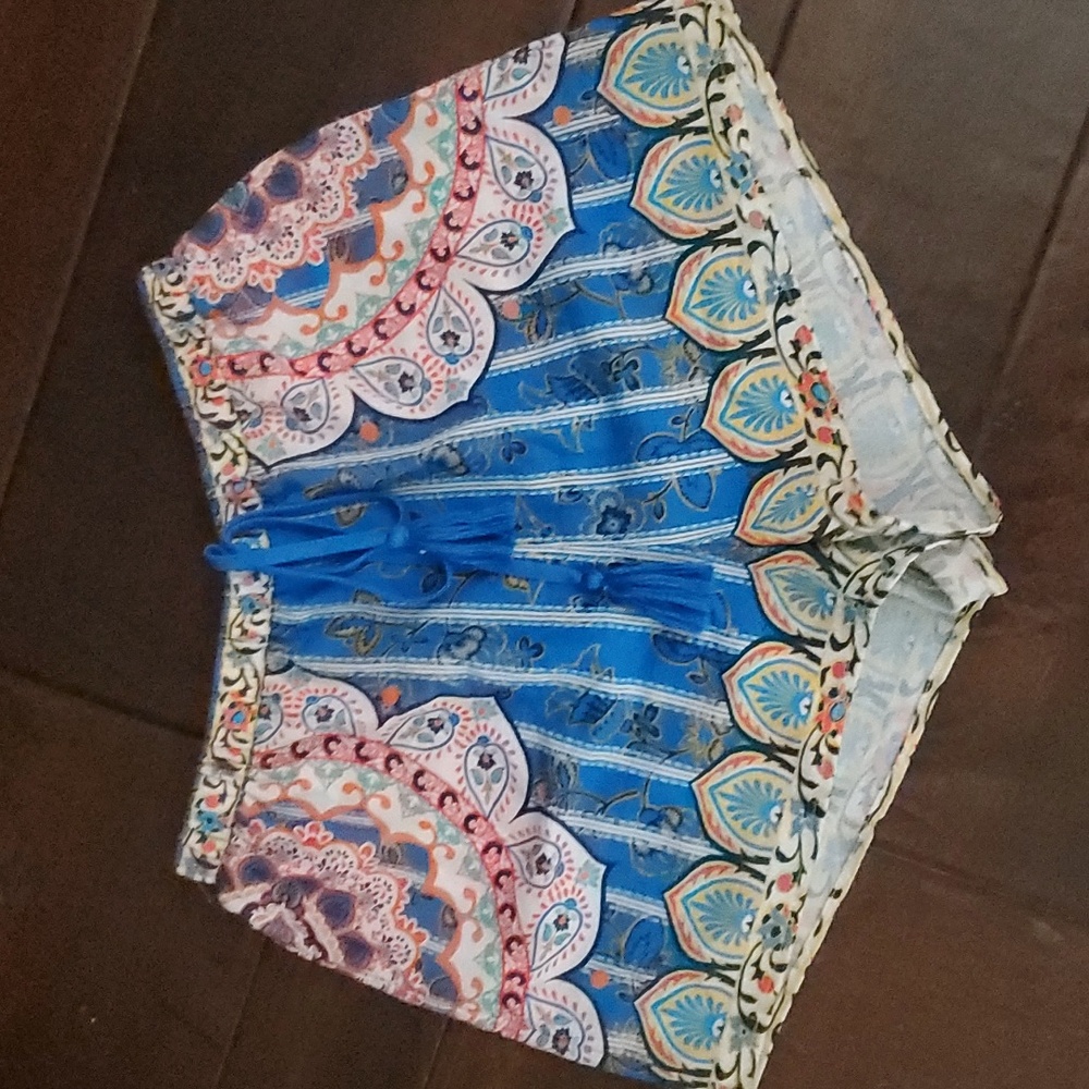Peacock Blue Shorts nwot